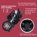 Aluminum Alloy 24V12Ah Battery remote control WheelChair